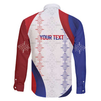 Haiti Football Les Grenadiers Personalized Family Matching Short Sleeve Bodycon Dress and Hawaiian Shirt Voodoo Veve Papa Legba - Wonder Print Shop