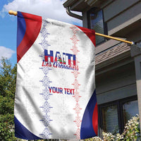 Haiti Football Les Grenadiers Personalized Garden Flag Voodoo Veve Papa Legba - Wonder Print Shop