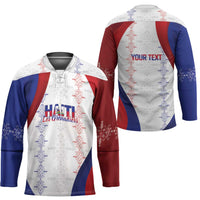 Haiti Football Les Grenadiers Personalized Hockey Jersey Voodoo Veve Papa Legba - Wonder Print Shop