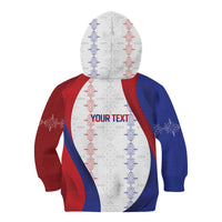 Haiti Football Les Grenadiers Personalized Kid Hoodie Voodoo Veve Papa Legba - Wonder Print Shop