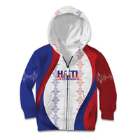 Haiti Football Les Grenadiers Personalized Kid Hoodie Voodoo Veve Papa Legba - Wonder Print Shop