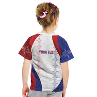 Haiti Football Les Grenadiers Personalized Kid T Shirt Voodoo Veve Papa Legba - Wonder Print Shop
