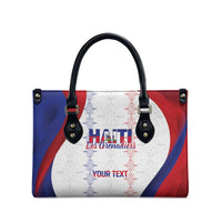Haiti Football Les Grenadiers Personalized Leather Bag Voodoo Veve Papa Legba - Wonder Print Shop