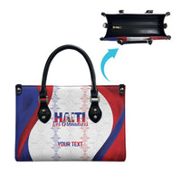 Haiti Football Les Grenadiers Personalized Leather Bag Voodoo Veve Papa Legba - Wonder Print Shop