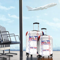 Haiti Football Les Grenadiers Personalized Luggage Cover Voodoo Veve Papa Legba - Wonder Print Shop