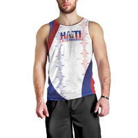 Haiti Football Les Grenadiers Personalized Men Tank Top Voodoo Veve Papa Legba - Wonder Print Shop