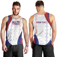 Haiti Football Les Grenadiers Personalized Men Tank Top Voodoo Veve Papa Legba - Wonder Print Shop