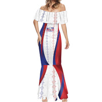 Haiti Football Les Grenadiers Personalized Mermaid Dress Voodoo Veve Papa Legba - Wonder Print Shop