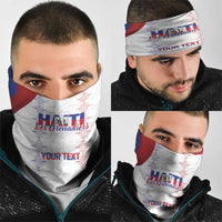 Haiti Football Les Grenadiers Personalized Neck Gaiter Voodoo Veve Papa Legba - Wonder Print Shop