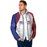 Haiti Football Les Grenadiers Personalized Padded Jacket Voodoo Veve Papa Legba - Wonder Print Shop