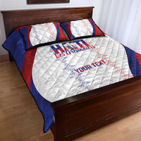 Haiti Football Les Grenadiers Personalized Quilt Bed Set Voodoo Veve Papa Legba - Wonder Print Shop