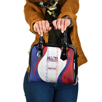Haiti Football Les Grenadiers Personalized Shoulder Handbag Voodoo Veve Papa Legba - Wonder Print Shop