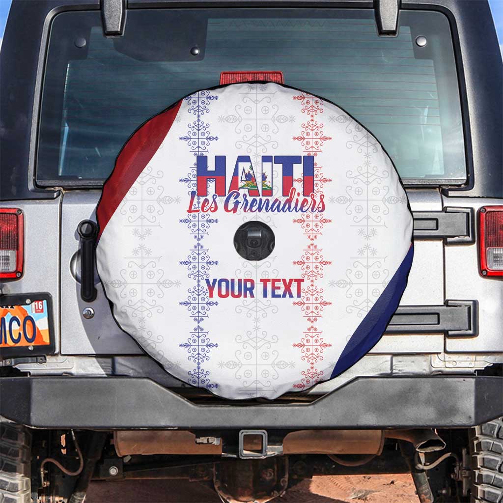 Haiti Football Les Grenadiers Personalized Spare Tire Cover Voodoo Veve Papa Legba - Wonder Print Shop