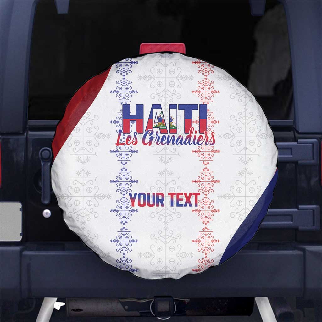 Haiti Football Les Grenadiers Personalized Spare Tire Cover Voodoo Veve Papa Legba - Wonder Print Shop