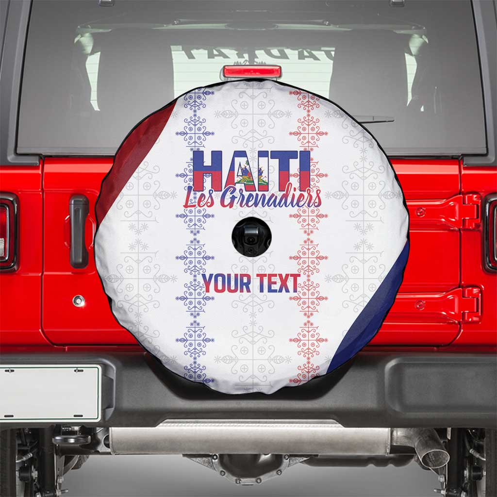 Haiti Football Les Grenadiers Personalized Spare Tire Cover Voodoo Veve Papa Legba - Wonder Print Shop