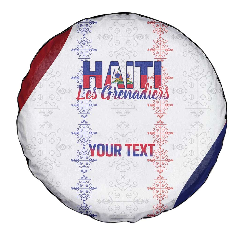 Haiti Football Les Grenadiers Personalized Spare Tire Cover Voodoo Veve Papa Legba - Wonder Print Shop