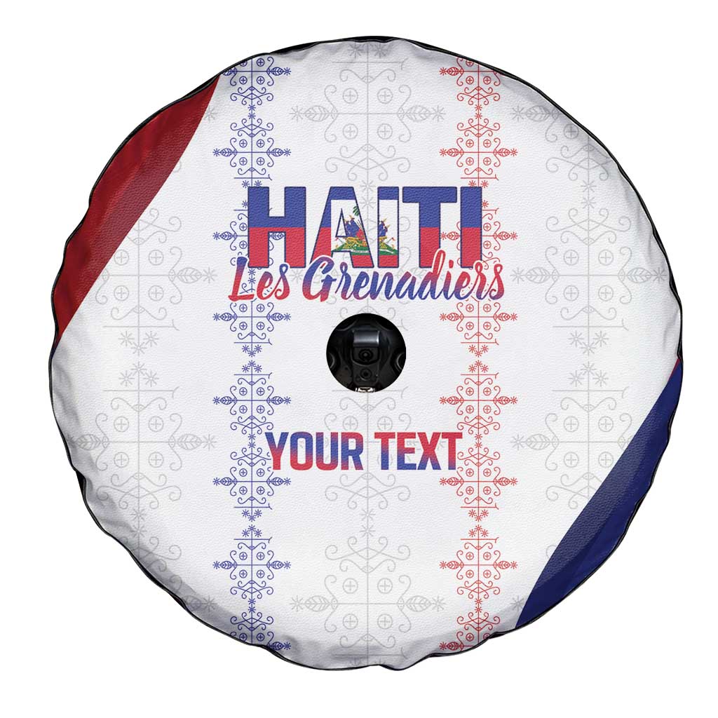 Haiti Football Les Grenadiers Personalized Spare Tire Cover Voodoo Veve Papa Legba - Wonder Print Shop