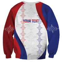 Haiti Football Les Grenadiers Personalized Sweatshirt Voodoo Veve Papa Legba - Wonder Print Shop