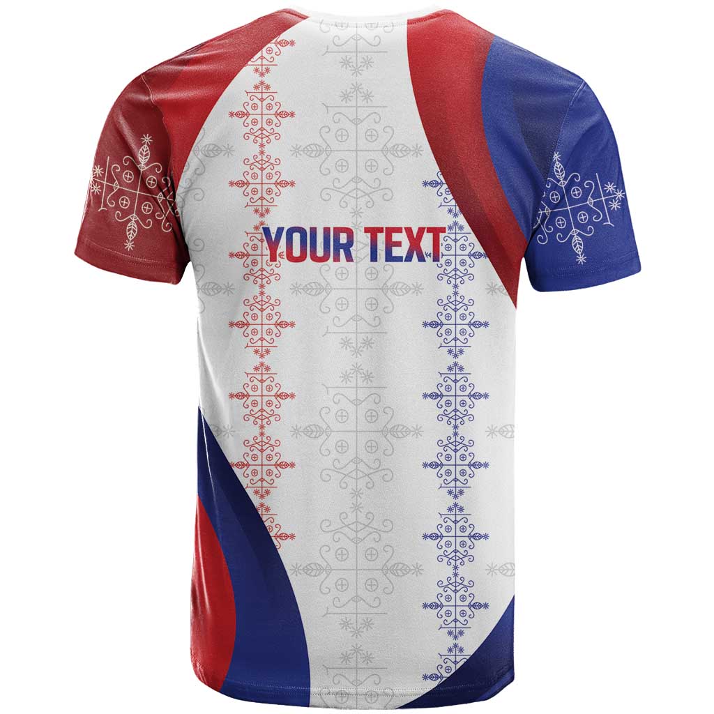 Haiti Football Les Grenadiers Personalized T Shirt Voodoo Veve Papa Legba - Wonder Print Shop