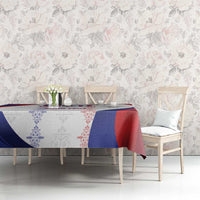 Haiti Football Les Grenadiers Personalized Tablecloth Voodoo Veve Papa Legba - Wonder Print Shop