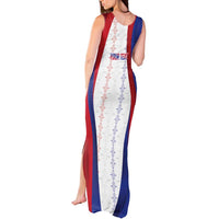 Haiti Football Les Grenadiers Personalized Tank Maxi Dress Voodoo Veve Papa Legba - Wonder Print Shop