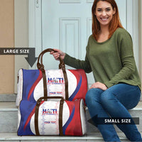 Haiti Football Les Grenadiers Personalized Travel Bag Voodoo Veve Papa Legba - Wonder Print Shop