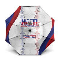 Haiti Football Les Grenadiers Personalized Umbrella Voodoo Veve Papa Legba - Wonder Print Shop