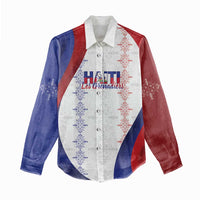 Haiti Football Les Grenadiers Personalized Women Casual Shirt Voodoo Veve Papa Legba - Wonder Print Shop