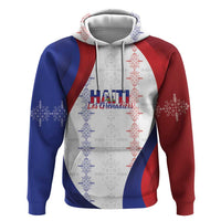 Haiti Football Les Grenadiers Personalized Zip Hoodie Voodoo Veve Papa Legba - Wonder Print Shop