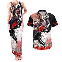 Kentucky Horse Racing Couples Matching Tank Maxi Dress and Hawaiian Shirt Derby Hat LT7 - Wonder Print Shop