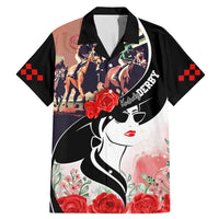 Kentucky Horse Racing Family Matching Mermaid Dress and Hawaiian Shirt Derby Hat LT7 - Wonder Print Shop