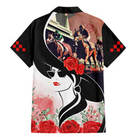 Kentucky Horse Racing Family Matching Mermaid Dress and Hawaiian Shirt Derby Hat LT7 - Wonder Print Shop