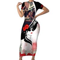 Kentucky Horse Racing Family Matching Short Sleeve Bodycon Dress and Hawaiian Shirt Derby Hat - Wonder Print Shop