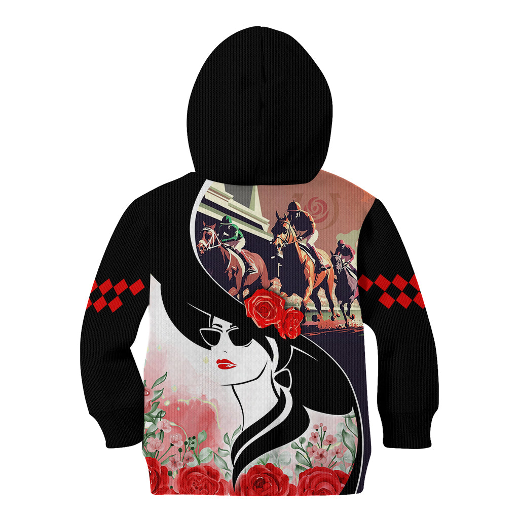 Kentucky Horse Racing Kid Hoodie Derby Hat - Wonder Print Shop