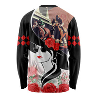 Kentucky Horse Racing Long Sleeve Shirt Derby Hat - Wonder Print Shop