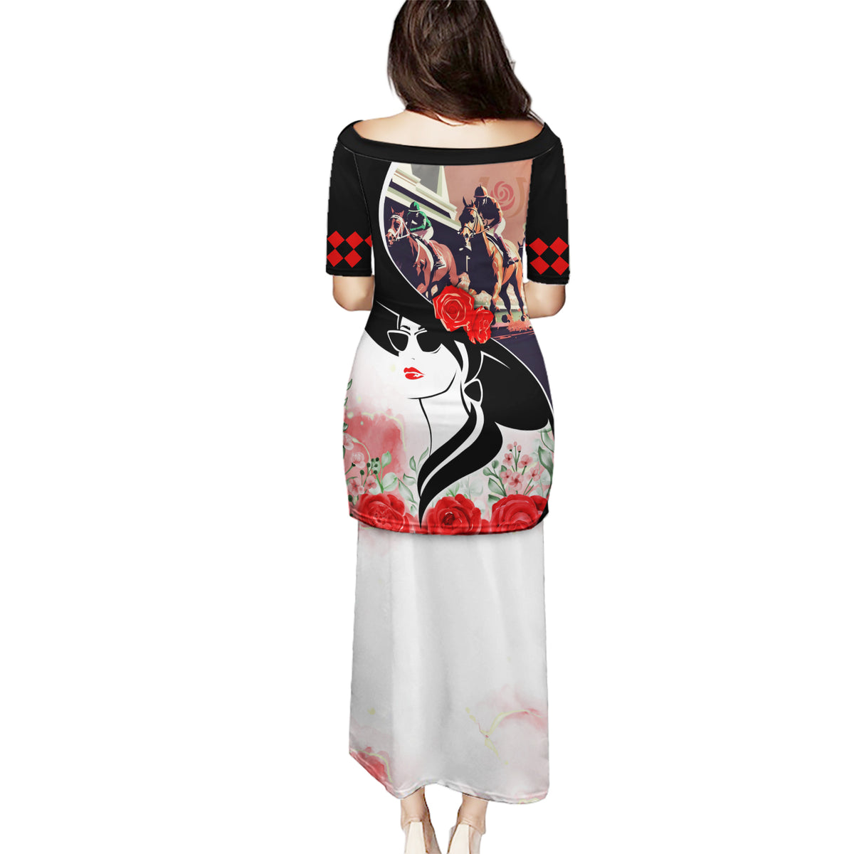 Kentucky Horse Racing Puletasi Derby Hat - Wonder Print Shop