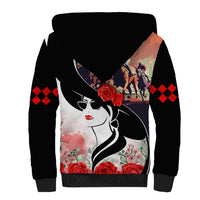 Kentucky Horse Racing Sherpa Hoodie Derby Hat - Wonder Print Shop