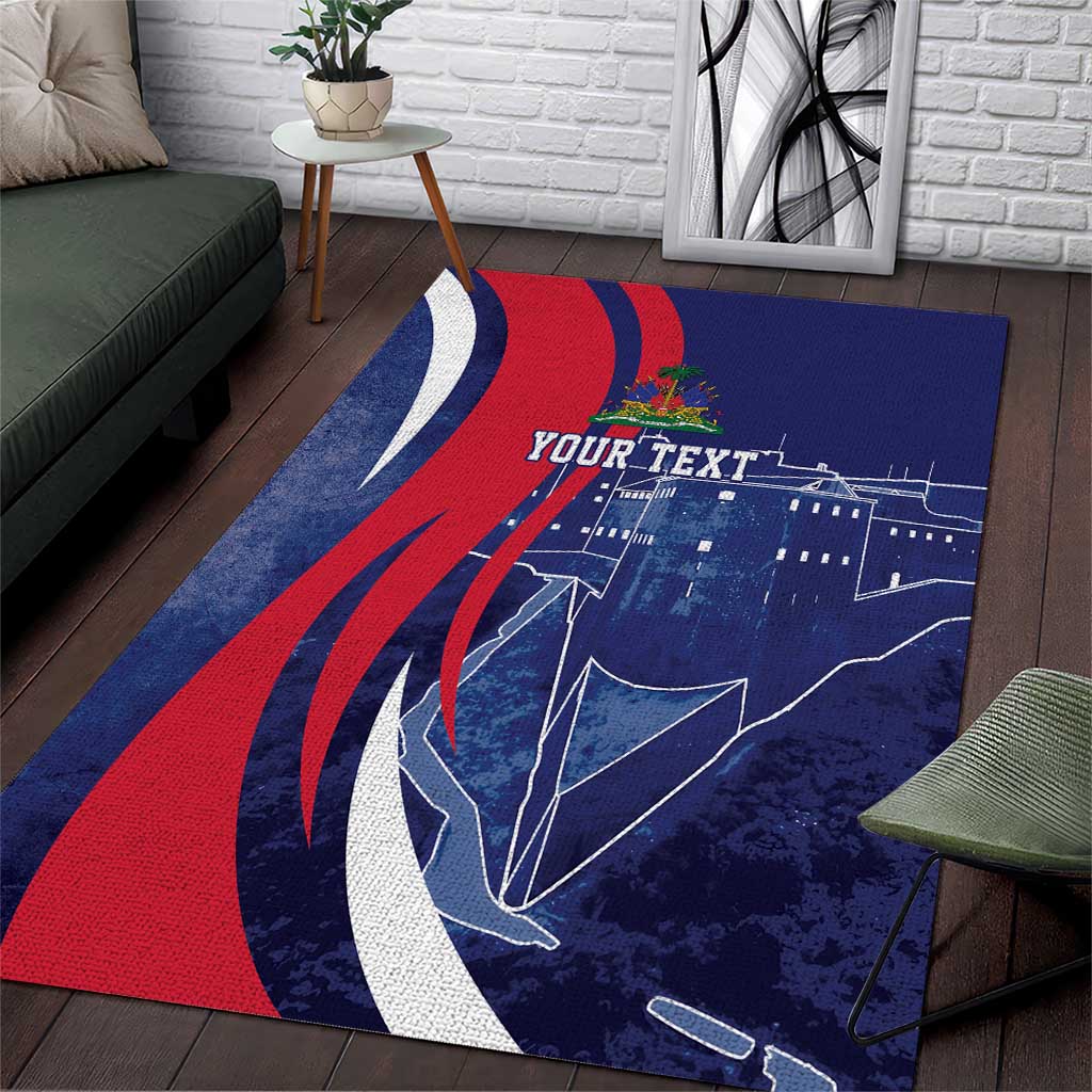 Personalized Haiti Citadelle Laferrière Area Rug Grunge Style