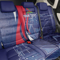 Personalized Haiti Citadelle Laferrière Back Car Seat Cover Grunge Style