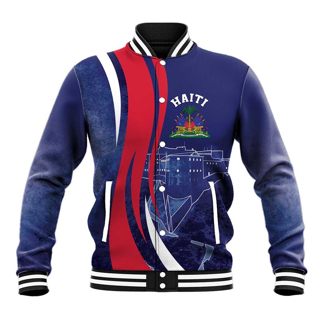 Personalized Haiti Citadelle Laferrière Baseball Jacket Grunge Style