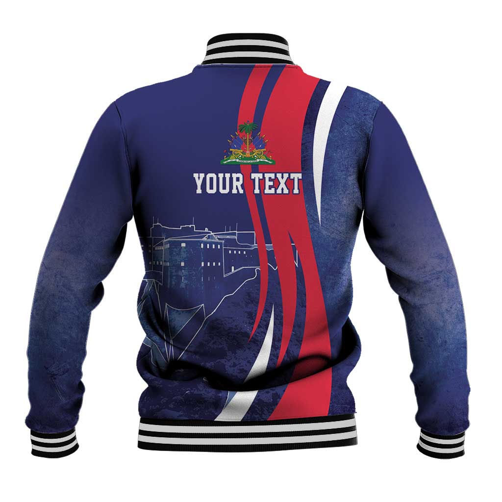 Personalized Haiti Citadelle Laferrière Baseball Jacket Grunge Style
