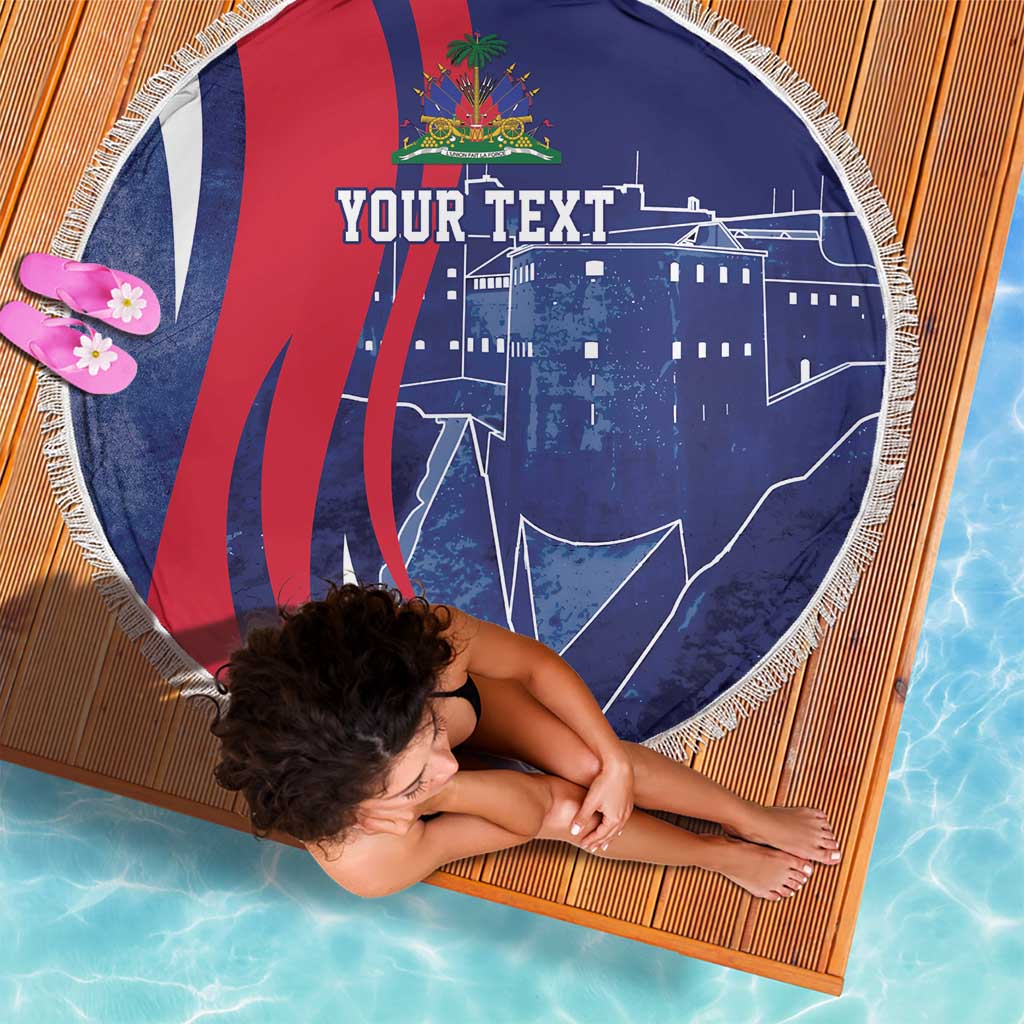Personalized Haiti Citadelle Laferrière Beach Blanket Grunge Style
