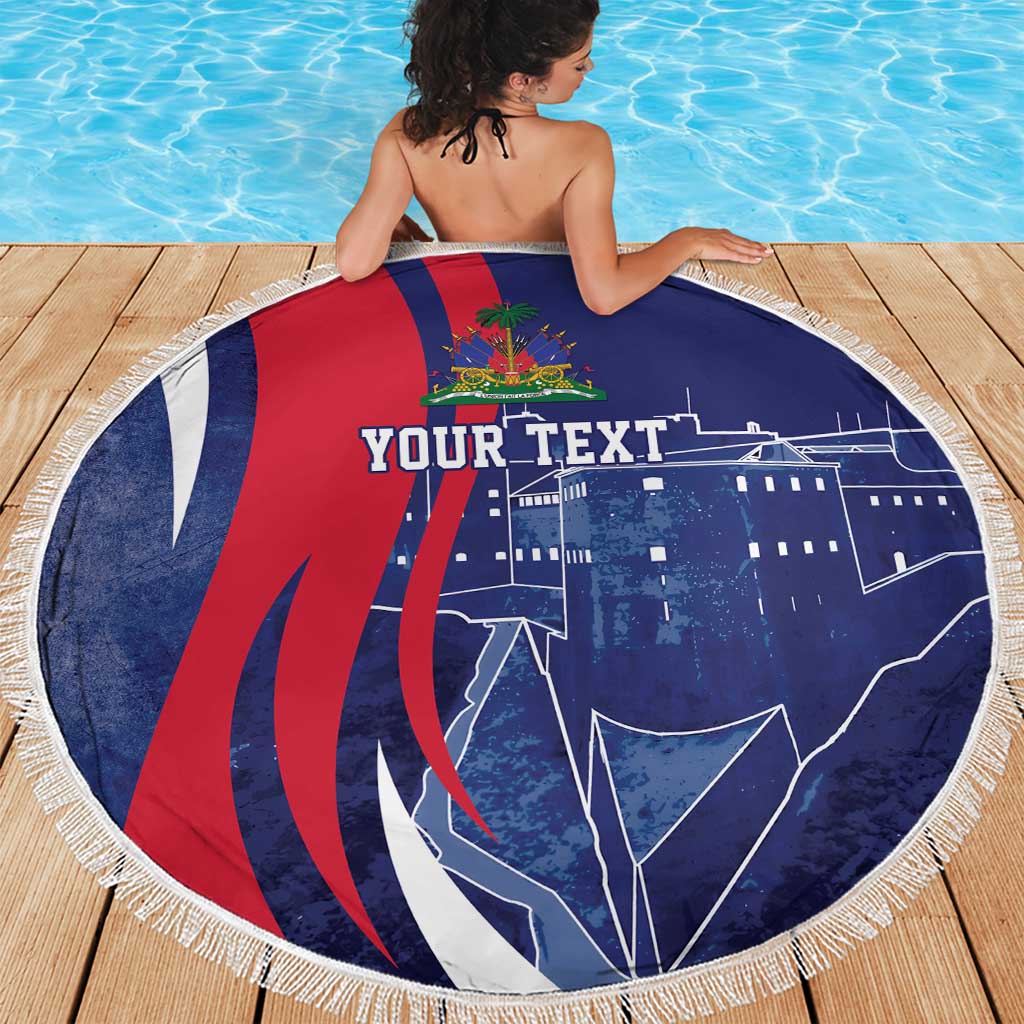 Personalized Haiti Citadelle Laferrière Beach Blanket Grunge Style