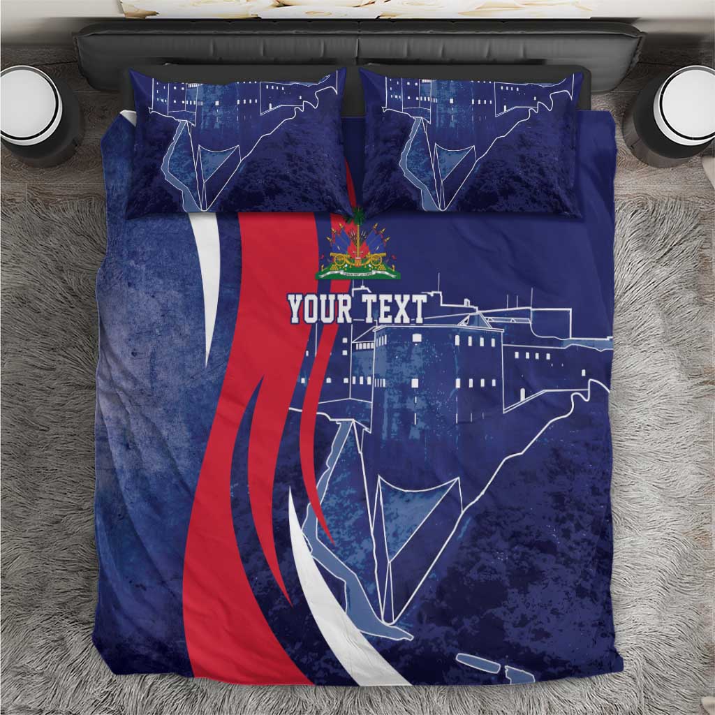 Personalized Haiti Citadelle Laferrière Bedding Set Grunge Style