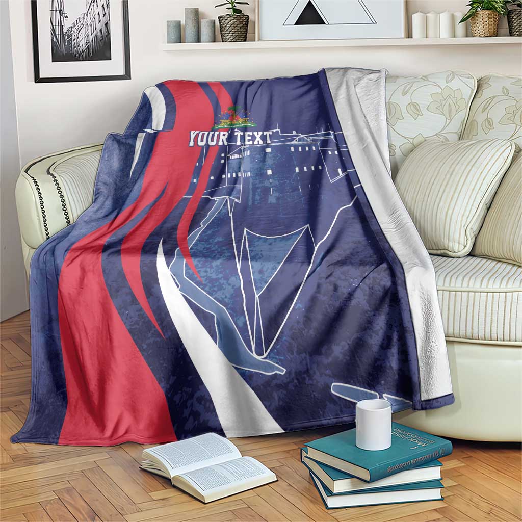 Personalized Haiti Citadelle Laferrière Blanket Grunge Style