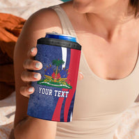 Personalized Haiti Citadelle Laferrière 4 in 1 Can Cooler Tumbler Grunge Style