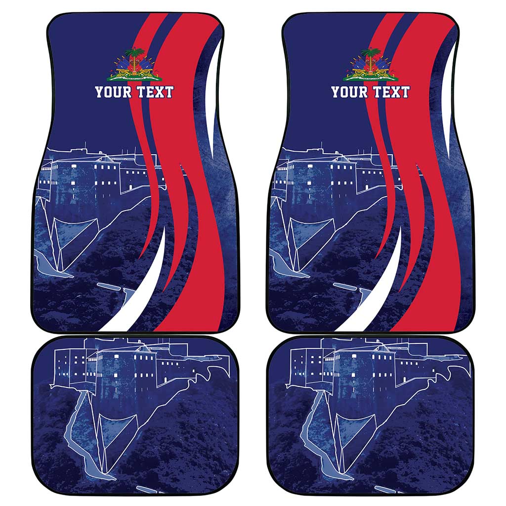 Personalized Haiti Citadelle Laferrière Car Mats Grunge Style