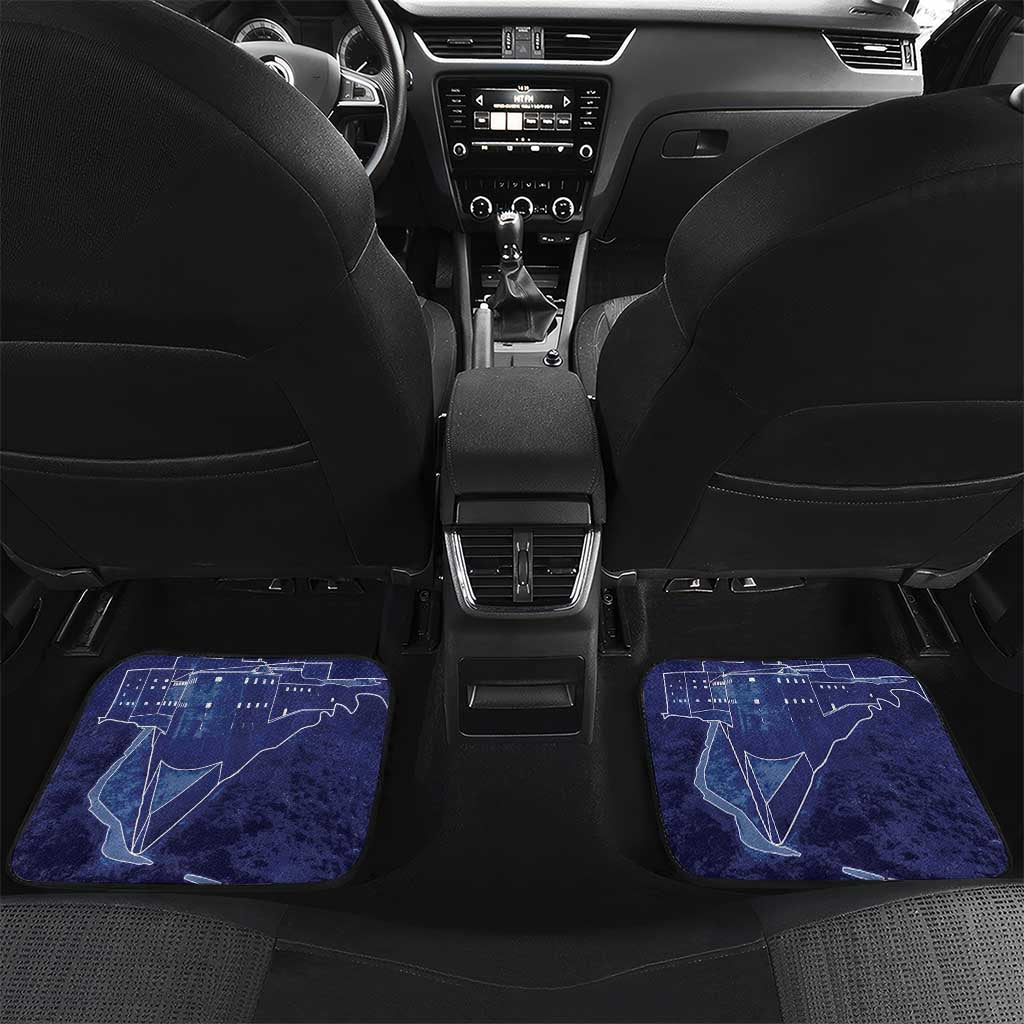 Personalized Haiti Citadelle Laferrière Car Mats Grunge Style