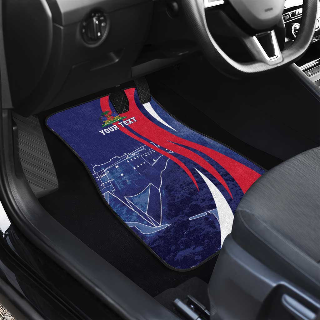 Personalized Haiti Citadelle Laferrière Car Mats Grunge Style