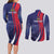 Personalized Haiti Citadelle Laferrière Couples Matching Long Sleeve Bodycon Dress and Long Sleeve Button Shirt Grunge Style